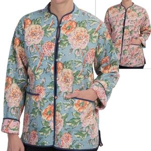 NWT floral kimono quilted chore jacket Vintage